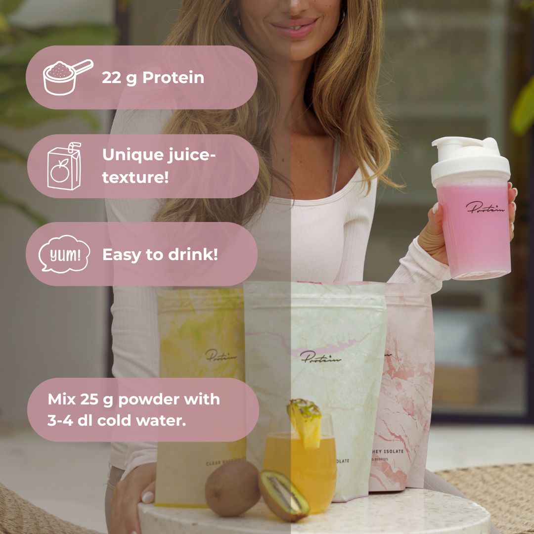 Clear Whey Eiwitpoeder | Verfrissend eiwitdrankje, vergelijkbaar met ice tea |  300 gr