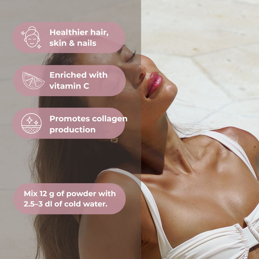 Collageen + Magnesium, voor mooie huid | 150g | Kan de zichtbaarheid van lijntjes en rimpels verminderen.