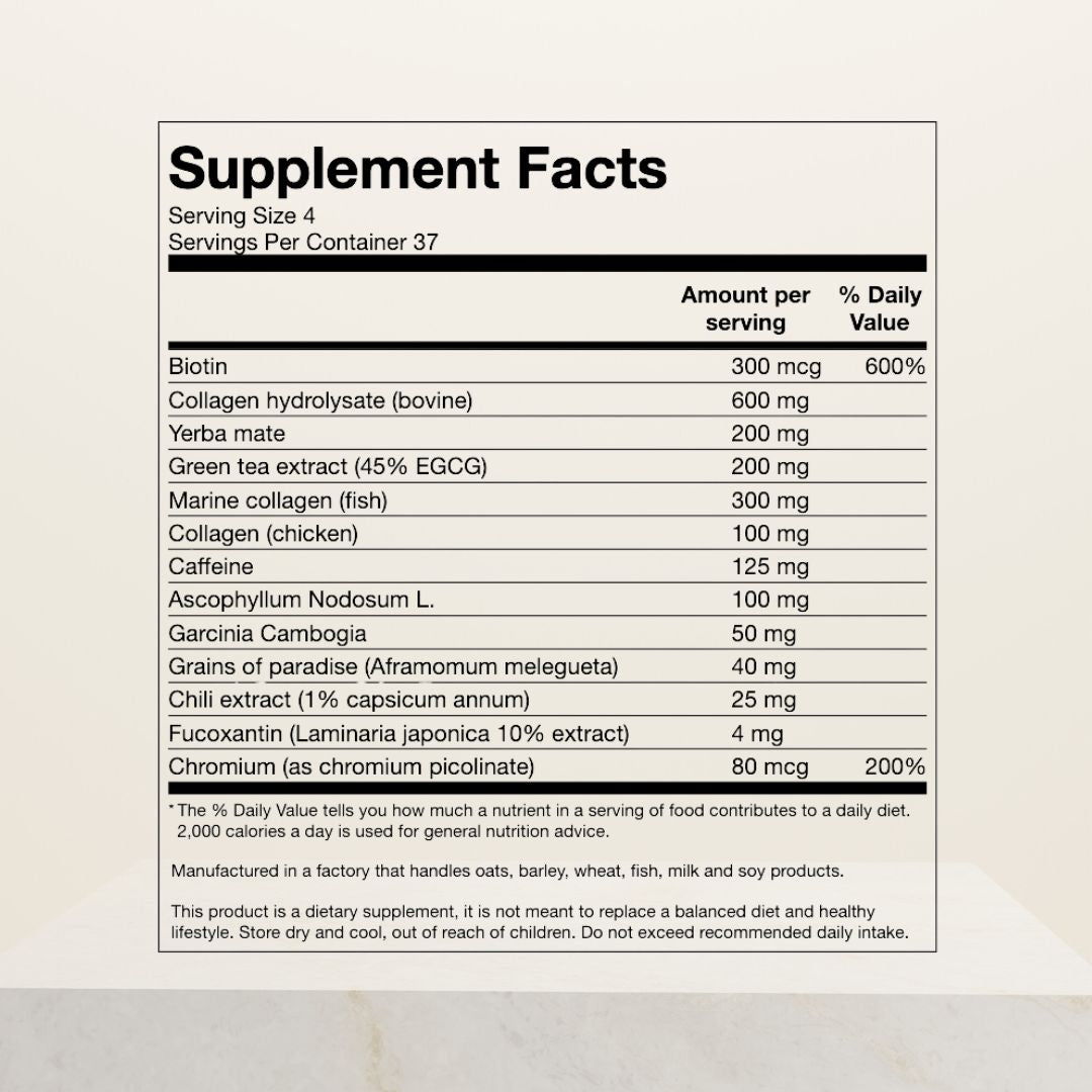 Collageen Vetbrander, Thermogenic Fat Burner, 150 capsules