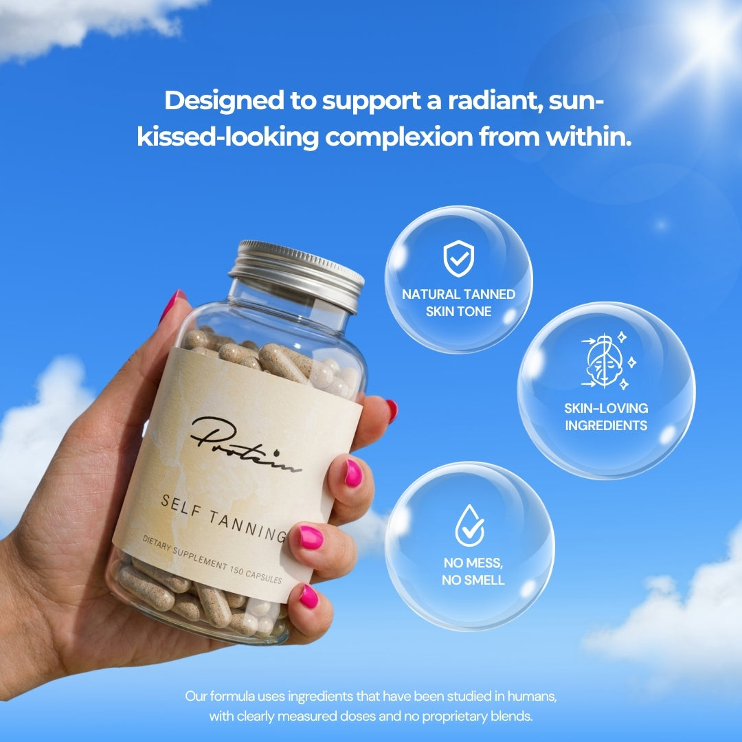 Self-Tanning |  Activeert en versnelt het bruiningsproces | 150 Capsules